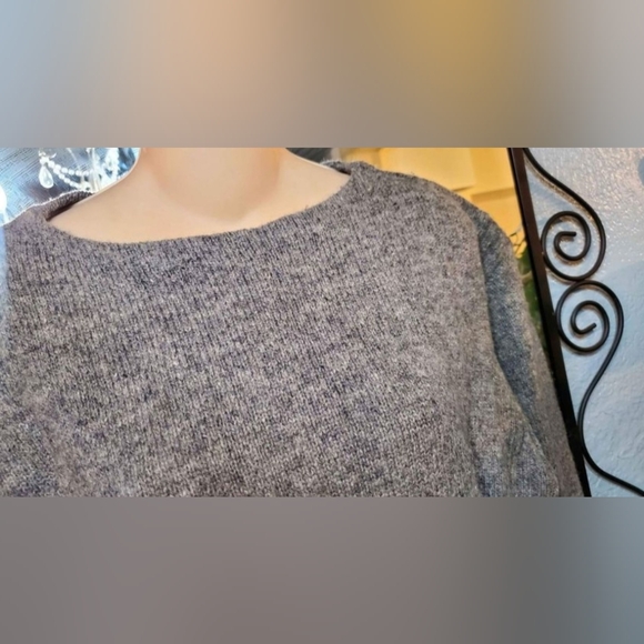 VTG Field Gear 100% Shetland Wool Gray Sweater/ Gender Neutral/ Small - Picture 3 of 7